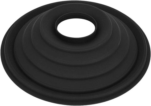 Collapsible Rubber Lens Hood, Lens Sun Hood Collapsible, Black Silicone Folding Lens Hood for Camera Lens, Camera Lens Anti Reflection Lens Hood f...