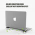 2 Pcs Laptop Cooling Stand Laptop Cooling Pad Silicone Ball Portable Magnetic Heat Reduction Pad for Laptop...
