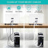 20ft - 1 inch White Cable Sleeve, Cable Organizer for Desk PC TV Computer, Wire Protector Cable Wrap Cover, Cord Management for Home Office...