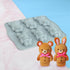 Candy Animal Silicone Mold Rabbit Bear Shape Chocolate Soap Cake Decorating DIY Kitchenware Bakeware Ice Mold Baking Tools (Rabbit Bear R_7.92 X7 ...