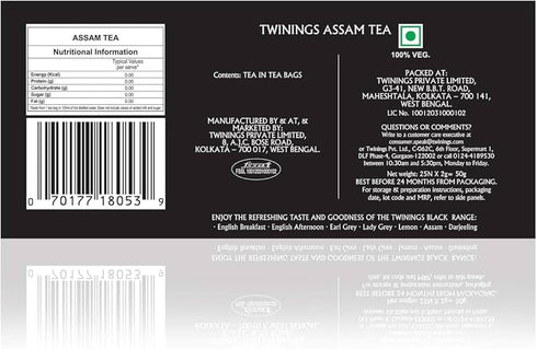 Twinings Assam Strong and Mighty 80 Tea Bags...