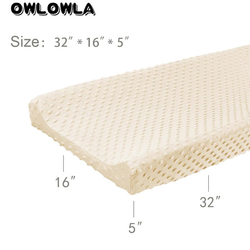 Owlowla Changing Pad Cover,Soft Minky Dots Changing Table Sheets for Baby Boy and Girl(Cream)...