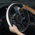 Diamond Leather Steering Wheel Cover, Bling Crystal Rhinestones Steering Wheel Cover, Universal Fits 15 Inch Car Wheel Protector for Girls Women (...