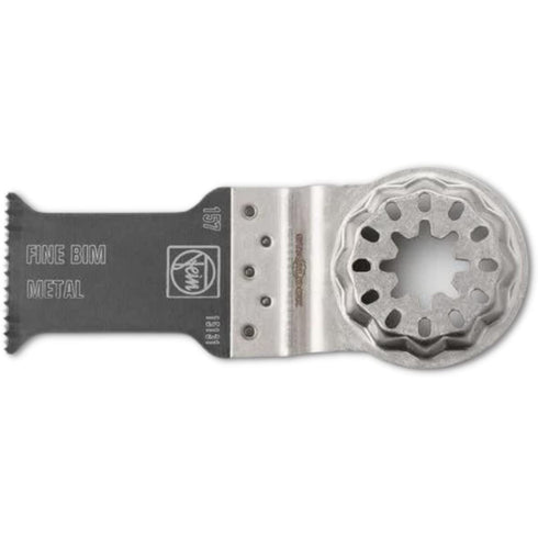 Fein StarLock E-Cut Fine Oscillating Saw Blade - Narrow Waisted Shape 1-1/8" Width for Aluminum Profiles and Copper Pipes - Fits Most Multitools -...