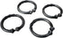 Hand Forged Metal Twisted Napkin Ring Set of 4 Pcs Wrought Iron Handmade Napkin Ring for Wedding Dinner Parties, Dining Room, Family Gathering and...