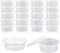 Augshy 40 Pack Small Slime Containers With Lids, Hawaiian Shaved Ice Mold Jello Shot Cups Condiment Containers Plastic Portion Cups with Lids for ...