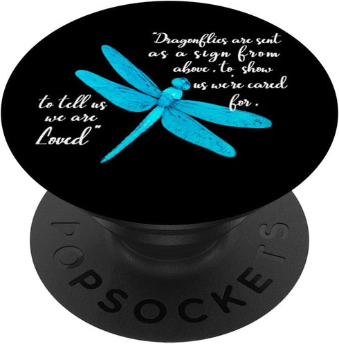 Faith Dragonfly for Dragonflies lovers PopSockets PopGrip: Swappable Grip for Phones & Tablets PopSockets Adhesive PopGrip...