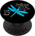 Faith Dragonfly for Dragonflies lovers PopSockets PopGrip: Swappable Grip for Phones & Tablets PopSockets Adhesive PopGrip...
