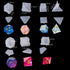 Silicone resin dice molds for resin casting dnd(7Pcs) with Hexagon Dice Box,Epoxy polyhedral dice mold set d&d making kit,Fillet Square Triangle D...