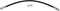 Dorman H38871 Rear Center Brake Hydraulic Hose Compatible with Select Models...