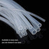 Hooshing Silicone Tubing 5mm ID x 8mm OD 20 Ft Food Grade Flexible Pure Silicone Rubber Tubing Hose High Temp for Home Brewing Winemaking Pump Tra...
