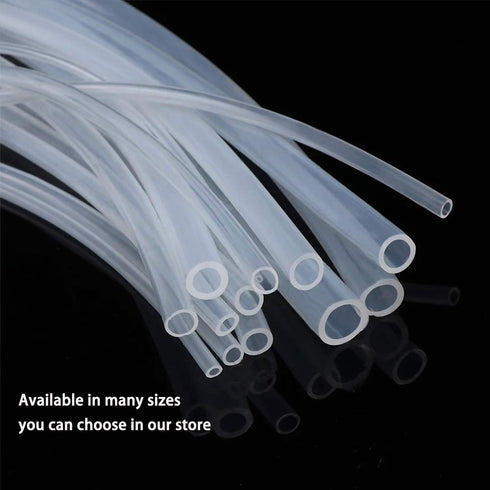 Hooshing Silicone Tubing 6mm ID x 8mm OD 20 Ft Food Grade Flexible Pure Silicone Rubber Plastic Tubing Hose High Temp for Water Pipe Home Brewing ...