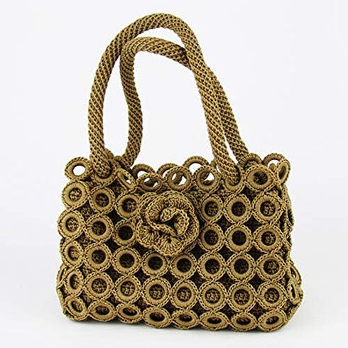 Plastic O Rings 15Pack 1" DIY Crochet Ring Circle Hook Craft Tool Accessory for Handbag Car Seat Manual Handbag Material Plastic Ring Hook Café Cu...