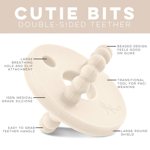 Ryan & Rose Cutie Bit Teether (Ivory)...