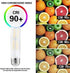 Dimmable T10 Frosted Led Tubular Bulb 8W,Warm White 2700K Filament Light Bulbs 70 Watt Equivalent,E26 Base Bulb for Desk Lamp,Bathroom,Cabinet Dis...