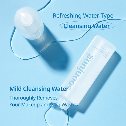 ETUDE SoonJung 5.5 Cleansing Water 320ml (23AD)| Low pH Face Cleanser | Korean Hypoallergenic Skin Care | Removes Makeup and Impurities on the Ski...