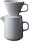 30oz Coffee Maker Press Coffee Maker With Hand Coffee Pot Set Ceramic Coffee Filter Cup Drip Coffee Hand Pot (dark grey)...