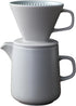 30oz Coffee Maker Press Coffee Maker With Hand Coffee Pot Set Ceramic Coffee Filter Cup Drip Coffee Hand Pot (dark grey)...