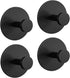 Multifunctional Towel Hooks for Bathroom Wall - Extra Sticky Stainless, Holds up to 12LB, Coat Hooks Wall Hooks, Adhesive Door Holder Hanger Showe...