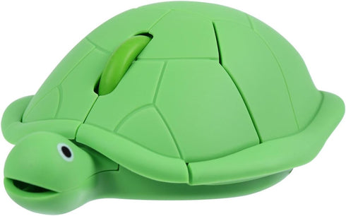 Cute Animal Turtle Shaped Wireless Mouse 3 Buttons 1600 DPI Kawaii Silent Optical Cordless Mice for Laptop PC Computer Notebook Desktop (Green)...