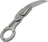 Outdoor Mini Camping Stainless Handle Survival Knife Multifunction Outdoor Tactical Rescue Tools Folding Hunting (new claw knife silver)...