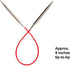 ChiaoGoo Knit Red 9 inch (23cm) Circular Knitting Needles US Size 2 (2.75mm) Stainless Steel 6009-2 with Stitch Holder...