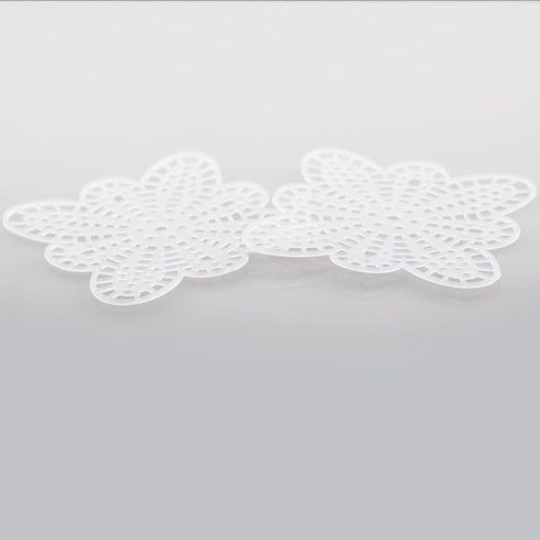 ZHYOHEN 10PCS 85mm Mesh Canvas Piece Butterfly Piece Cross Stitch Needlework DIY Craft Crochet Project Suitable for Making Bag and Bookmark and Wa...