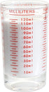 BCnmviku Measuring Cup Shot Glass 4 Ounce/120ML Liquid Heavy High Espresso Glass Cup Black Line (1, Red)...