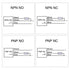 M12 Inductive Proximity Sensor LJ12A3-4-Z/BY Normally Open Detection Approach Switch PNP NO 3 Wire DC 6V-36V with I Type Bracket (2 Pack, PNP NO+I...