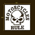 Motorcycle Stencil | Punisher Motorcycles Skull Street Art Graffiti Stencils for Painting on Wood, Glass, Wall, Rock, Fabric, Walls, Canvas, Glass...