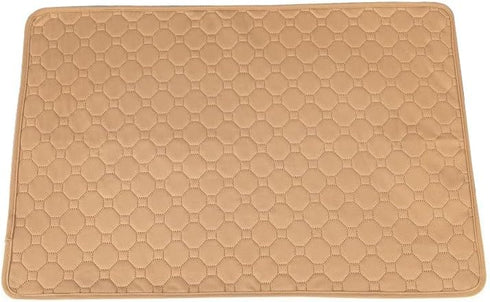 Ovale Waterproof Dog Cover, Dog Mat, Fast Absorption, Reusable, Non-Slip, for Small Puppy Dogs( 20” x 14”, Beige)...