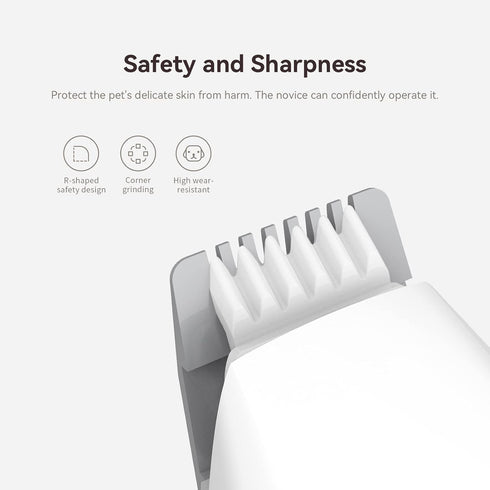 Dog Paw Trimmer, Dog Clippers, Cordless Cat and Small Dogs Clipper, Low Noise Electric Mini Pet Grooming Clippers for Trimming The Hair Around Fac...