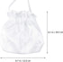 Satin Money Bag Bridal Wedding Dolly Bag Party Handbag (White), 1...