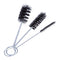 1197K77EA 715245 Nylon Tube Brush, Black Bristle, Smooth Tip, 2" Brush Length, 1/4" Diameter, 6" Length...