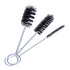 1197K77EA 715245 Nylon Tube Brush, Black Bristle, Smooth Tip, 2" Brush Length, 1/4" Diameter, 6" Length...