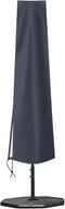 OKPOW Umbrella Cover 420D Oxford Fabric Patio Umbrella Covers Waterproof with Zip, for 9ft to 12ft Garden Outdoor Umbrella (Dark Grey)...
