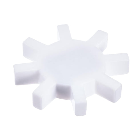 MECCANIXITY Magnetic Stirrer Mixer Stir Bar Rod 39mm(1.54") Gear Shape Coating Magnet White for Laboratory...