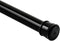 Shower Curtain Rod 28-48 Inch, 1"Diameter Spring Small Adjustable Tension Curtain Rods for Bathroom Windows Closet No Drilling No Rust, Black...