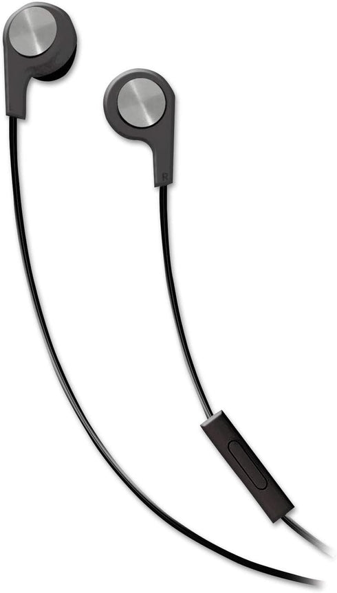 Maxell 199621 B-13 Bass Earbuds with Microphone, Black, 52-Inch Cord...