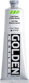 GOLDEN Heavy Body Acrylics, Light Green (Yellow Shade), 5 fl. oz. / 148 ml jar, Professional Acrylic Paint...