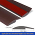 Floor Transition Strip Self Adhesive, PVC Carpet & Floor Edging Trim Strip Suitable for Carpet Threshold Transition Width 3mm Height Less Than 4 m...