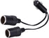 Dual Double Socket 12v Car Cigarette Lighter Adapter Car Cigarette Lighter Splitter 13×9×5 12v 24v Car Charger Plug Male to 2-Way Female Cigarette...