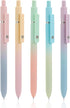 5pcs Gel Pens,Fine Point Black Ink Pens With Smooth Wirting,Qucik Dry Pens For Journaling,0.7mm Aesthetic Pens, Office School Supplies Gifts Women...