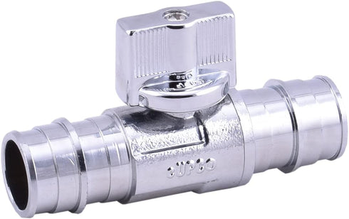 LD Valve - 1/4 Turn Straight PEX A Supply Stop Valve?3/4" Propex X 3/4" Propex Cold Expansion F1960 Shut Off valve for Pex A Pipe -LD Brand (2-Pac...