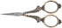 Scissors,Mini Vintage Stainless Steel Sewing Scissors Classical Cutting Embroidery Crafts Tool(Figure 8 cut bronze)...