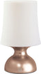 LED Gold and White Lamp,Battery Powered Night Light, Cordless Night Light, 100% Electrical Safety at Home, Minimalist Table Lamp, Decorative Gold ...