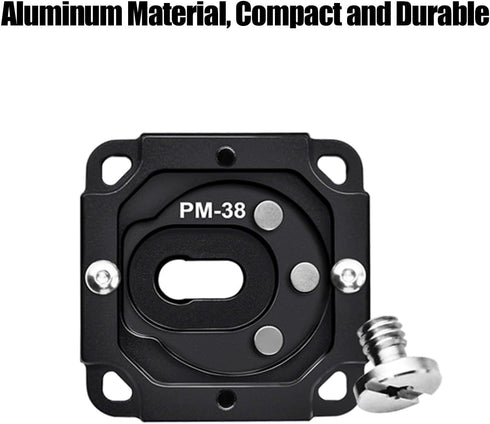 SUNWAYFOTO PM-38 38mm Bi-Directional 2 Axis QR Plate Arca Compatible Sunway...