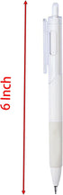 YIKANGHENG 18 Pcs Fine Point Pressing Pens, 0.5mm Black Ink White Gel Pens for Office, Study, Gift and Home Supplies (18)...