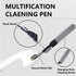 Compatible AirPods Pro Case Cover with Cleaning Pen Kit, Anti-Fall Lock Design, Hollow TPU Drop Protection, Front LED Visible Cover with Rope for ...