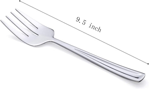 GoGeiLi Stainless Steel Large Serving Fork Set, 9.5-inch Big Serving Fork for Party, Banquet, Buffet, Dishwasher Safe, Set of 3...
